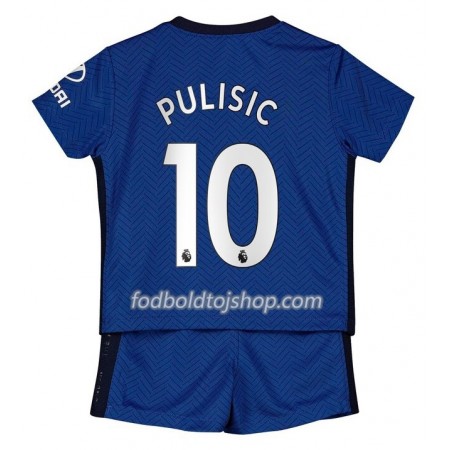 Chelsea Christian Pulisic 10 Børn Hjemme Fodboldsæt 2020-21 S/S (+ Korte bukser)